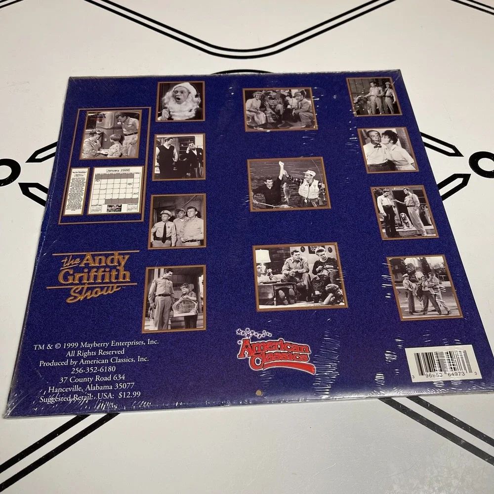 The Andy Griffith Show 40th Anniversary‎ 12 Month Calendar 2000 New in Wrapping